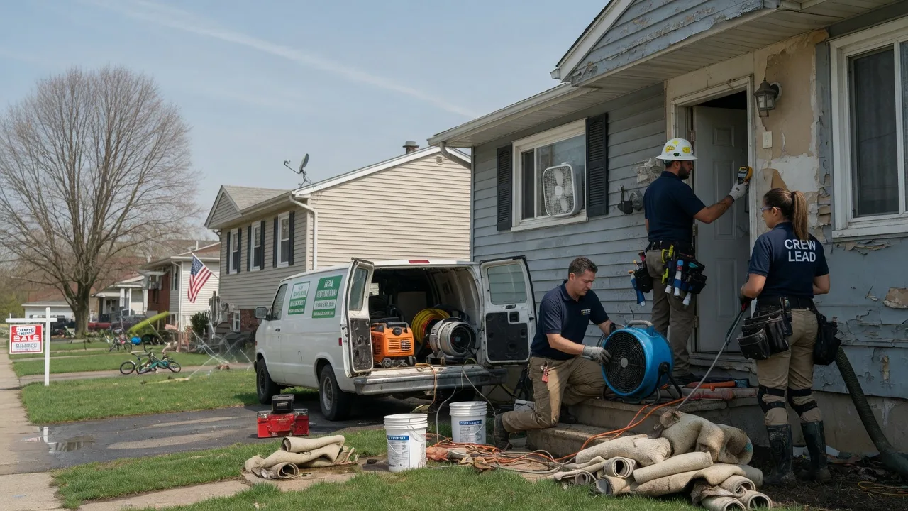 Flood Cleanup in Fort Monmouth, NJ near me